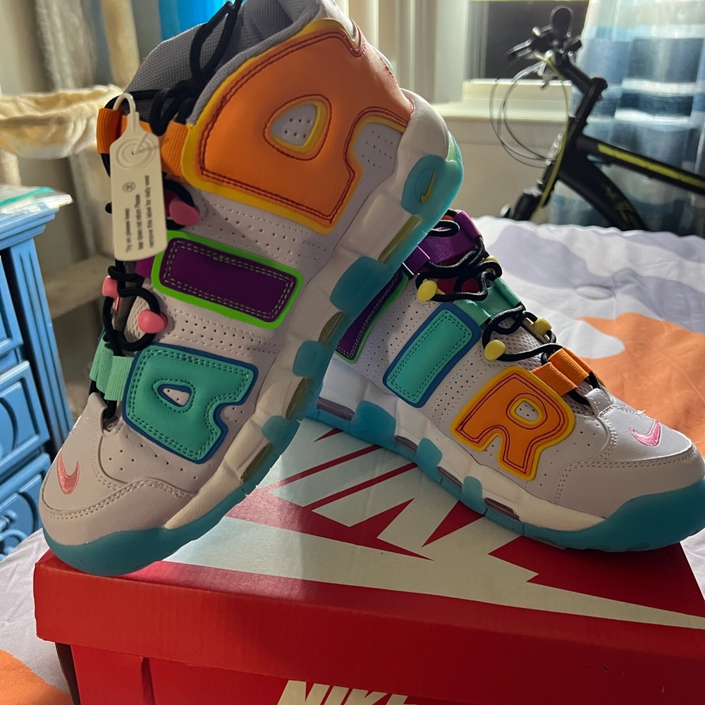 Nike jordan Air 96 limited edition size 10 . White , orange , blue , purple. - Picture 9 of 12